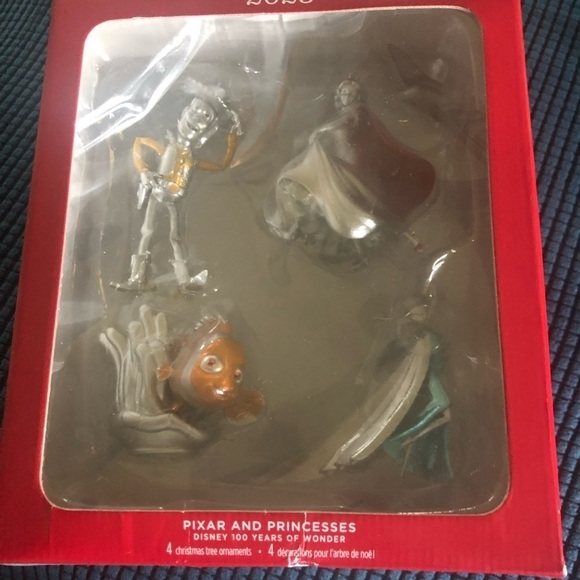 Hallmark Christmas Ornaments 2023 Disney 100 Years of Wonder Pixar & Princesses - Picture 3 of 7